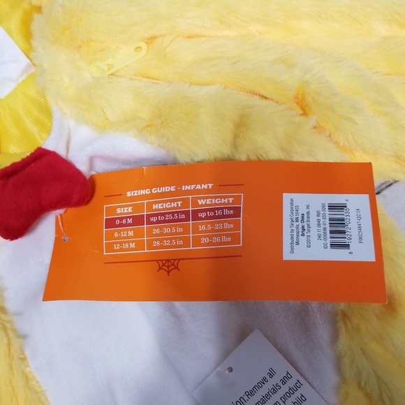 HYDE AND EEK Infant Chicken Halloween Costume - Picture 7 of 7